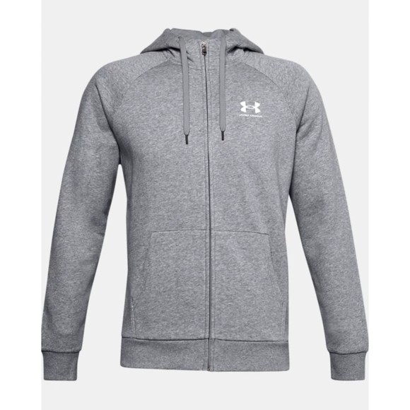 Men's UA Rival Fleece Full-Zip Hoodie L - Picture 2 of 4